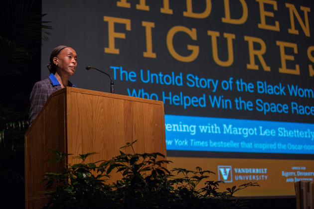 Author Margot Lee Shetterly discussed her best-selling book 