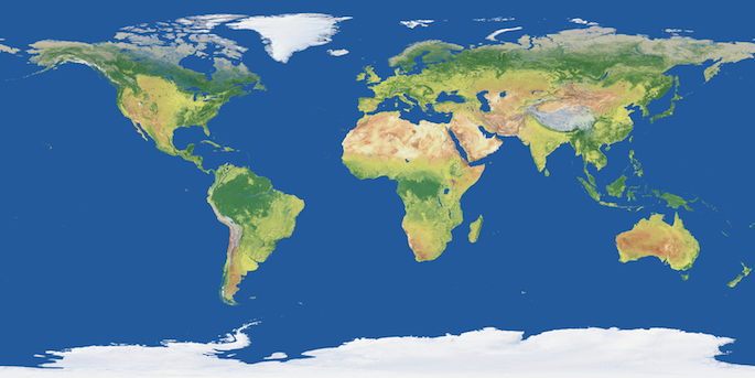 world map