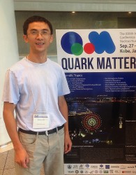 shengli-kobe-web Shengli Huang attended the Quark Matter conference in Kobe (Victoria Greene / Vanderbilt)