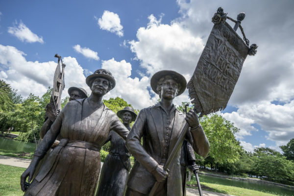 Woman Suffrage Monument in Nashville’s Centennial Park. (John Russell/Vanderbilt)